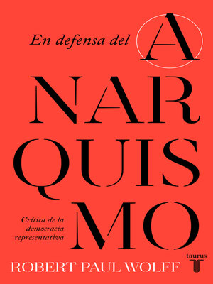 cover image of En defensa del anarquismo